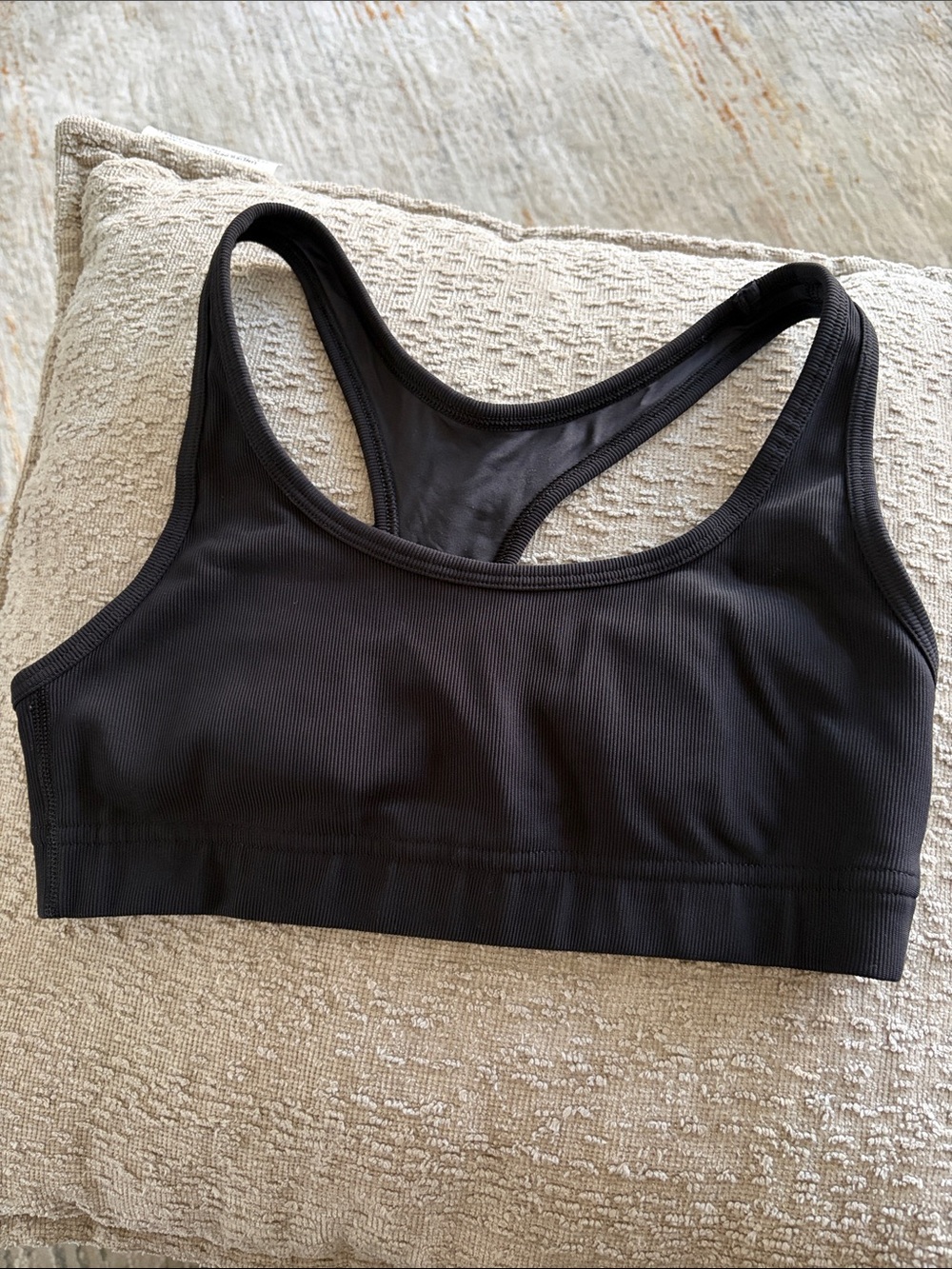 TNA Black Racerback Sports Bra